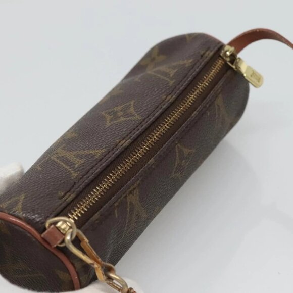 LOUIS VUITTON Monogram Papillon Pouch LV Auth SW860 - Picture 6 of 16